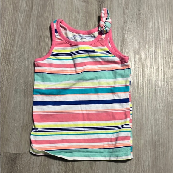 4/$20 Carters Colorful Striped Kids Tank Top 3T - Picture 1 of 1
